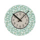 Reloj de Pared Versa Flores Madera 4 x 30 x 30 cm