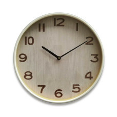 Reloj de Pared Versa Cristal Madera MDF 4,5 x 40 x 40 cm