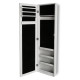 Wall mirror Versa White MDF Wood Minimalist 10 x 120 x 30 cm