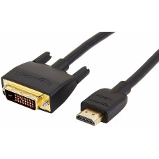 DVI-D to HDMI Adapter Amazon Basics Black (Refurbished A+)