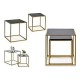 Set of 2 tables Metal Metal (50 x 50 x 50 cm)