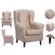 Armchair Sade Beige Pine 65 x 101 x 75 cm