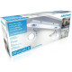 Lámpara de Techo 50 W Metal Blanco 360º (8 x 13 x 31 cm)