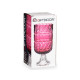 Jarrón Rosa Tallado Cristal (13 x 26,5 x 13 cm)