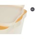 Storage Box with Lid Cream Plastic 14 L 29,5 x 14,3 x 45 cm