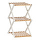 Estantería Marrón Blanco Plegable Madera (32 x 65 x 39 cm)