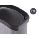 Rubbish bin Carbon fibre Tipper truck Plastic Dark grey (27,3 x 43,7 x 34 cm)