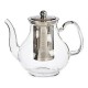 Teapot Classic Large Crystal Transparent Steel (1100 ml)