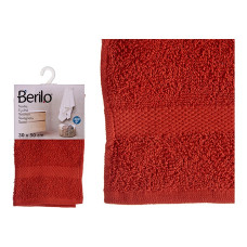 Toalla de baño Poliéster Algodón Color teja