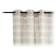 Curtains Brown Stripes Light brown (260 x 140 cm)