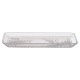 Bandeja Madlen Cristal Transparente (12 x 1,8 x 21,8 cm) (2 pcs)