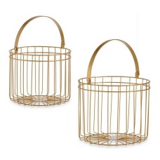 Basket Cylindrical Metal (2 pcs)