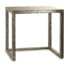 Mesa Gris Recibidor Nácar DM (30,5 x 78 x 90,5 cm)