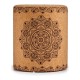 Pouffe Mandala Brown MDF Cork (34 x 39 x 34 cm)