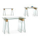 Recibidor Madera Vidrio (40 x 75 x 120 cm)