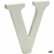 Decoration Letter V (1,8 x 21 x 17 cm) (12 Units)