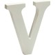 Decoration Letter V (1,8 x 21 x 17 cm) (12 Units)