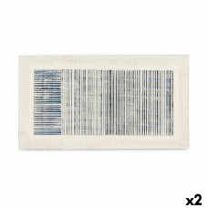 Canvas Stripes With relief (110 x 60 x 2,5 cm) (2 Units)