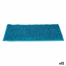 Bath rug 40 x 60 cm Blue Turquoise (12 Units)