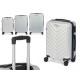 Set of suitcases Light grey 3 Pieces