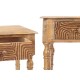 Hall Table with 2 Drawers Brown Mango wood 98 x 77 x 42 cm Curve