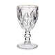 Wineglass Golden Transparent Glass 6 Units (245 ml)