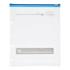 Multi-use Bag Transparent Polyethylene 3 L 24,5 x 0,01 x 31,5 cm Zip