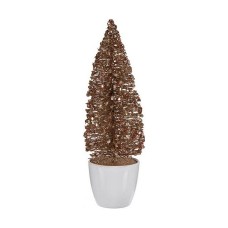 Christmas Tree Small Golden Bronze Plastic 9 x 28 x 9 cm