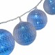 Wreath of LED Balls Ø 6 cm 2 m Grey