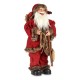 Father Christmas 24 x 62 x 33,5 cm Red Wood Brown White Plastic