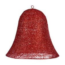 Adorno Navideño Rojo Metal Campana 40 x 37,5 x 40 cm