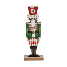 Decorative Figure Nutcracker 6 x 30,5 x 11 cm Wood