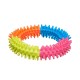 Dog toy Support hoop Silicone 12,5 x 2,5 x 12,5 cm (12 Units)