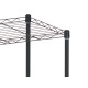 Estantería 56 x 35 x 120 cm Negro Metal Plástico Estantería 56 x 35 x 120 cm Negro Metal Plástico