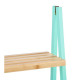 Estantería de Baño Natural Menta Bambú Madera de pino 40 x 109,3 x 30 cm