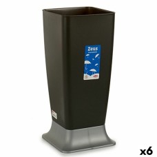 Umbrella stand Stefanplast Zeus Anthracite Plastic 25 x 55 x 25 cm (6 Units)