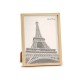 Photo frame Brown Plastic (21,7 x 2 x 26,7 cm) (6 Units)