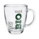 Taza Mug Bio Transparente Vidrio 6 Unidades (320 ml)