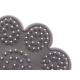 Brush Pets 11 x 3 x 10,5 cm Grey Metal Silicone (24 Units)