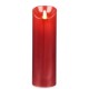 LED Candle Red 8 x 8 x 25 cm (12 Units)