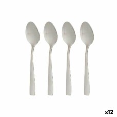 Set de Cucharas Postre Plateado Acero Inoxidable 2,7 x 13,5 x 0,3 cm (12 Unidades)