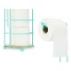 Toilet Roll Holder Mint Metal Bamboo 16,5 x 63,5 x 16,5 cm (4 Units)