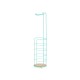 Toilet Roll Holder Mint Metal Bamboo 16,5 x 63,5 x 16,5 cm (4 Units)