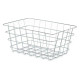 Multi-purpose basket Silver Metal 31 x 14 x 21 cm Rectangular (6 Units)