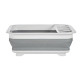 Escurridor de Cocina Plegable Blanco Gris Polipropileno TPR 37,9 x 29,3 x 12 cm (6 Unidades)