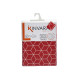 Tablecloth Abstract Maroon Thin canvas White (140 x 180 cm)