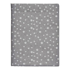 Tablecloth Grey Jacquard White (140 x 180 cm)