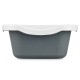 Cat Litter Box White Anthracite Plastic 25 x 11 x 2 cm (11 Units)