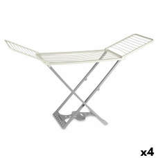 Tendedero Plegable Kipit Pompeya Antracita Resina Polipropileno 190 x 56 x 115 cm (4 Unidades)