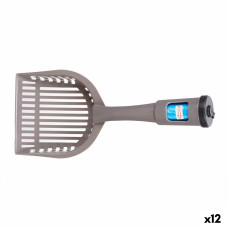 Pala recogedora Mascow 324 Antracita Plástico 28 x 7 x 12,5 cm Mascotas Dispensador de Bolsas (12 Unidades)
